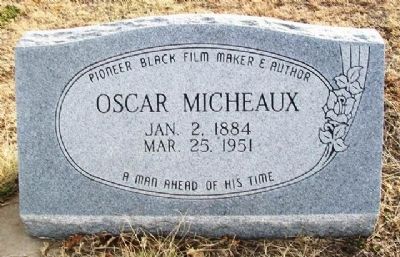 Oscar Micheaux Marker image. Click for full size.