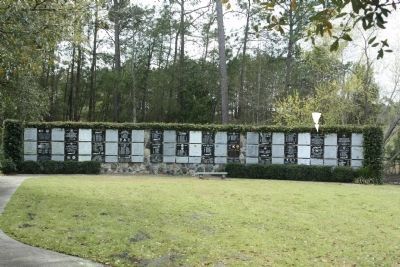 Lt. Colonel James A. Verinis Marker indicated by the white arrow image. Click for full size.