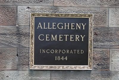 Allegheny Cemetery image. Click for full size.