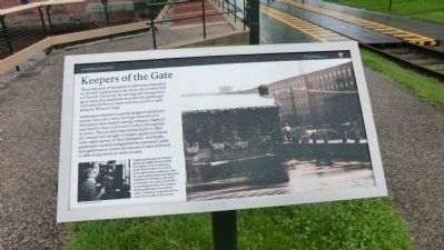 Keepers of the Gate Marker. Click for full size. Keepers of the Gate Marker image. Click for full size.