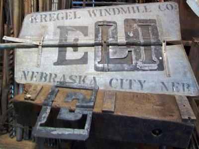 ELI Windmill Tail Vane & Stencils. Click for full size. ELI Windmill Tail Vane & Stencils image. Click for full size.