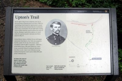 Uptons Trail Marker image. Click for full size.