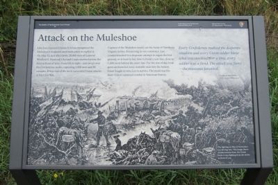 Attack on the Muleshoe Marker image. Click for full size.