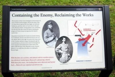 Containing the Enemy, Reclaiming the Works Marker. Click for full size. Containing the Enemy, Reclaiming the Works Marker image. Click for full size.