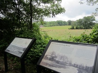 The Fredericksburg Road Marker. Click for full size. The Fredericksburg Road Marker image. Click for full size.