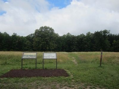 Confederate Counterattack Marker image. Click for full size.
