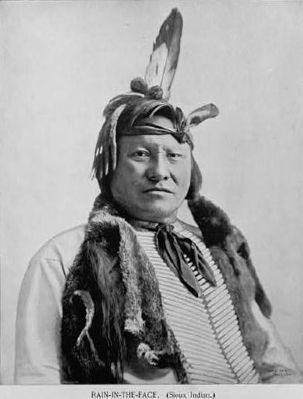 Rain-in-the-Face ... a warchief of the Lakota tribe image. Click for more information.