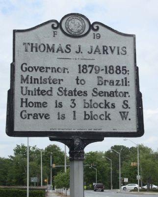 Thomas J. Jarvis Marker. Click for full size. Thomas J. Jarvis Marker image. Click for full size.
