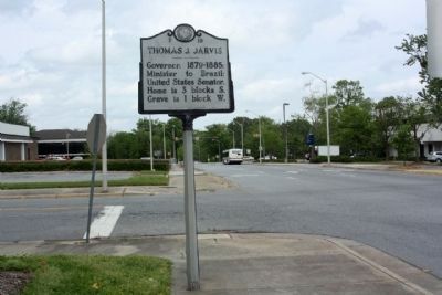 Thomas J. Jarvis Marker, Green Street at West Second Street. Click for full size. Thomas J. Jarvis Marker, Green Street at West Second Street image. Click for full size.