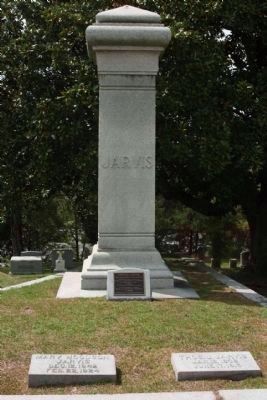 Thomas J. Jarvis Gravesite at Cherry Hill Cemetery image. Click for full size.