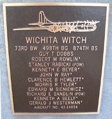 Wichita Witch Marker. Click for full size. Wichita Witch Marker image. Click for full size.