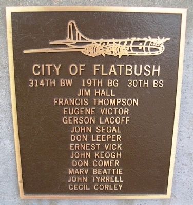 City of Flatbush Marker. Click for full size. City of Flatbush Marker image. Click for full size.