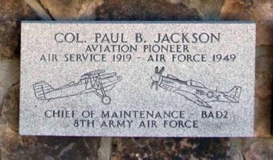 Col. Paul B. Jackson Marker image. Click for full size.