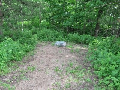 The Old French Cemetery Marker. Click for full size. The Old French Cemetery Marker image. Click for full size.