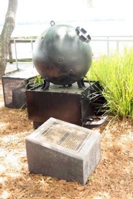 Greater Charleston Naval Base Memorial Marker : Mine image. Click for full size.