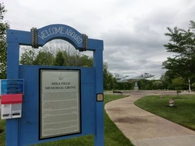Shea Field Memorial Grove Marker. Click for full size. Shea Field Memorial Grove Marker image. Click for full size.