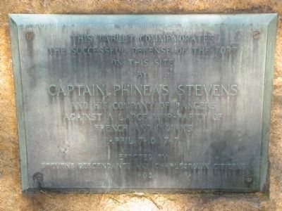 Captain Phineas Stevens Marker image. Click for full size.