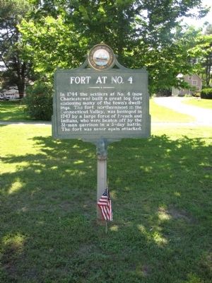 Fort at No. 4 Marker image. Click for full size.