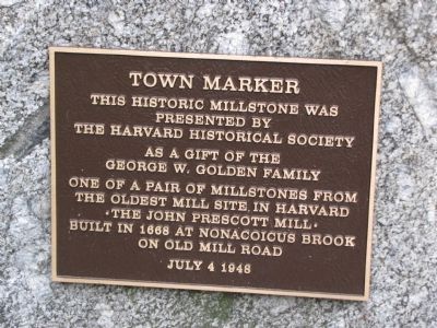 Town of Harvard Marker image. Click for full size.