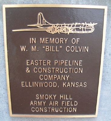 W. M. "Bill" Colvin Marker image. Click for full size.