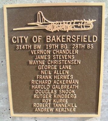 City of Bakersfield Marker image. Click for full size.