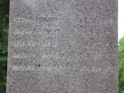 Harvard Civil War Monument image. Click for full size.