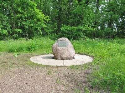 Treaty of Traverse des Sioux Site and Marker image. Click for full size.