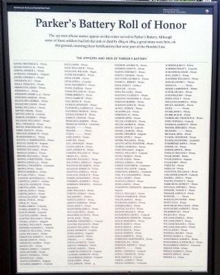 Parker's Battery Roll of Honor image. Click for full size.
