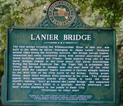 Lanier Bridge Marker image. Click for full size.