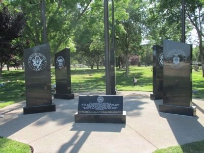 Joshua Memorial Park Veterans Monument. Click for full size. Joshua Memorial Park Veterans Monument image. Click for full size.