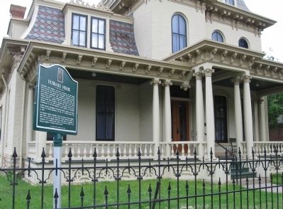 Hubbard House and Marker image. Click for full size.