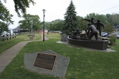 Freedom Crossing Monument Marker. Click for full size. Freedom Crossing Monument Marker image. Click for full size.