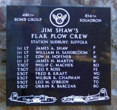 486th Bombardment Group (H) 834th Squadron. Click for full size. 486th Bombardment Group (H) 834th Squadron image. Click for full size.