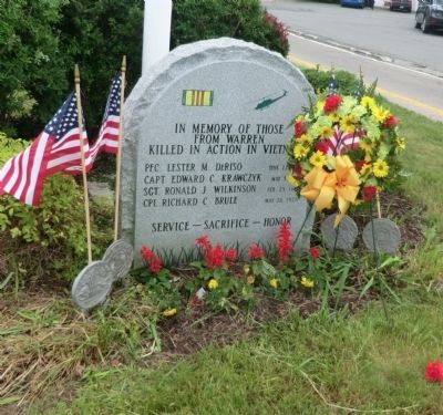 Vietnam Memorial Marker. Click for full size. Vietnam Memorial Marker image. Click for full size.
