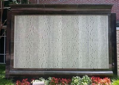 Roll of Honor. Click for full size. Roll of Honor image. Click for full size.