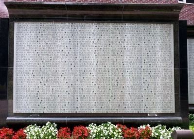 Roll of Honor. Click for full size. Roll of Honor image. Click for full size.