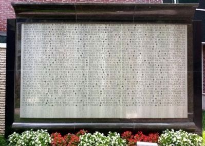 Roll of Honor. Click for full size. Roll of Honor image. Click for full size.