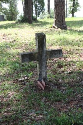 One of Several Unmarked grave-sites at Saluda Hill Cemetery. Zachariah Godbold? image. Click for full size.
