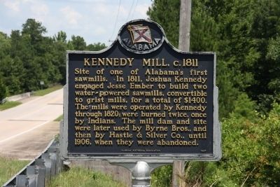 Kennedy Mill, c.1811 Marker. Click for full size. Kennedy Mill, c.1811 Marker image. Click for full size.