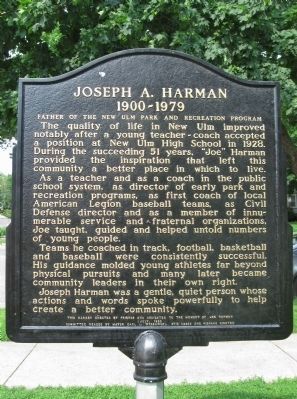 Joseph A. Harman Marker image. Click for full size.
