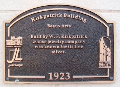 Kirkpatrick Building Marker image. Click for full size.