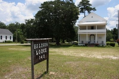 Baldwin Lodge #142, Oldest In Baldwin County. Charted August 12, 1850. image. Click for full size.