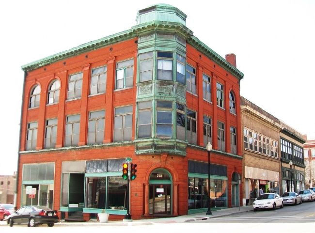 Krug Building and Marker. Click for full size. Krug Building and Marker image. Click for full size.