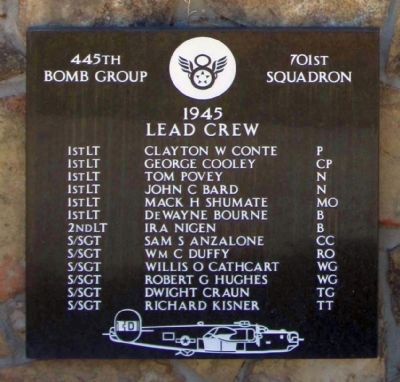 445th Bombardment Group (Heavy) 701st Squadron image. Click for full size.