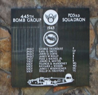 445th Bombardment Group (Heavy) 703rd Squadron. Click for full size. 445th Bombardment Group (Heavy) 703rd Squadron image. Click for full size.