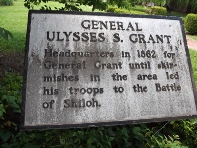 General Ulysses S. Grant Marker. Click for full size. General Ulysses S. Grant Marker image. Click for full size.
