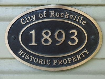 1893<br>City of Rockville Historic Property image. Click for full size.