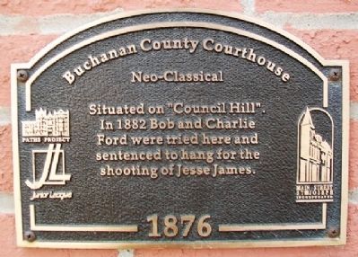 Buchanan County Courthouse Marker image. Click for full size.