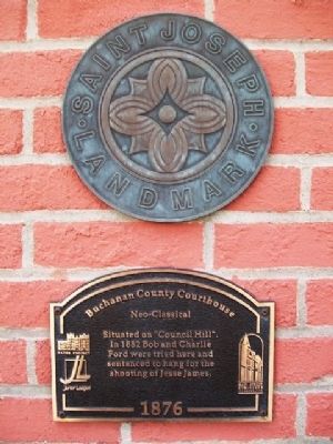 Buchanan County Courthouse Markers. Click for full size. Buchanan County Courthouse Markers image. Click for full size.