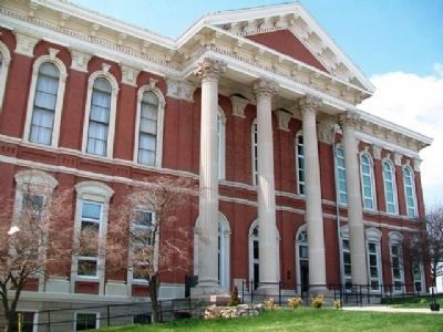 Buchanan County Courthouse & Markers. Click for full size. Buchanan County Courthouse & Markers image. Click for full size.